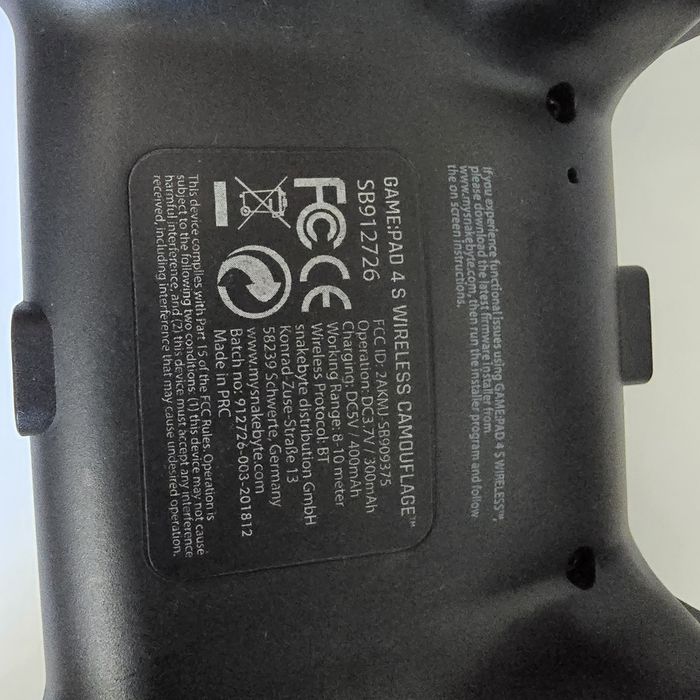 Controller  maneta Snakebyte Game:pad 4 S Wireless pentru PS4 impecabil