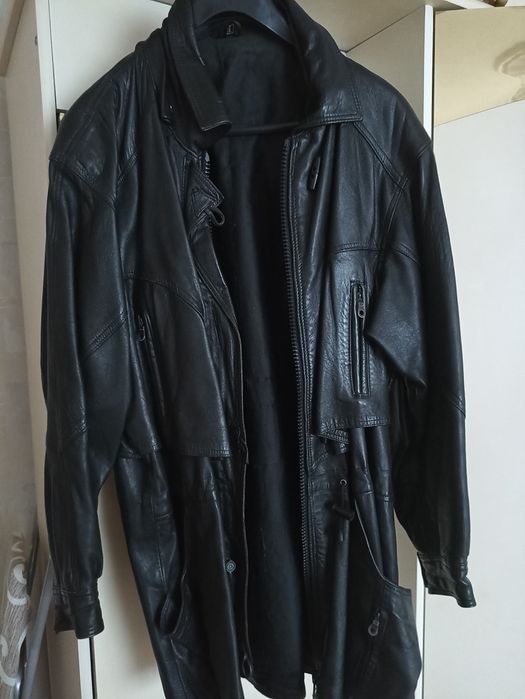 Запазено кожено дамско яке