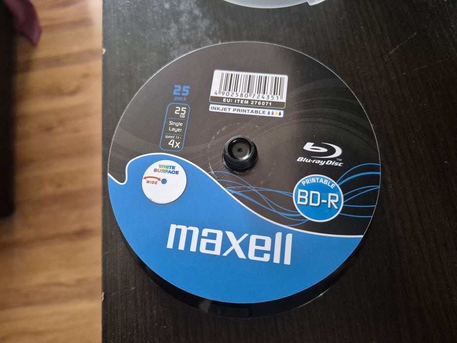 Продавам празни blu-ray дискове 25gb