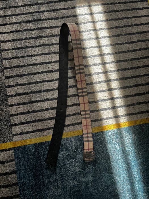 ремень burberry в клетку