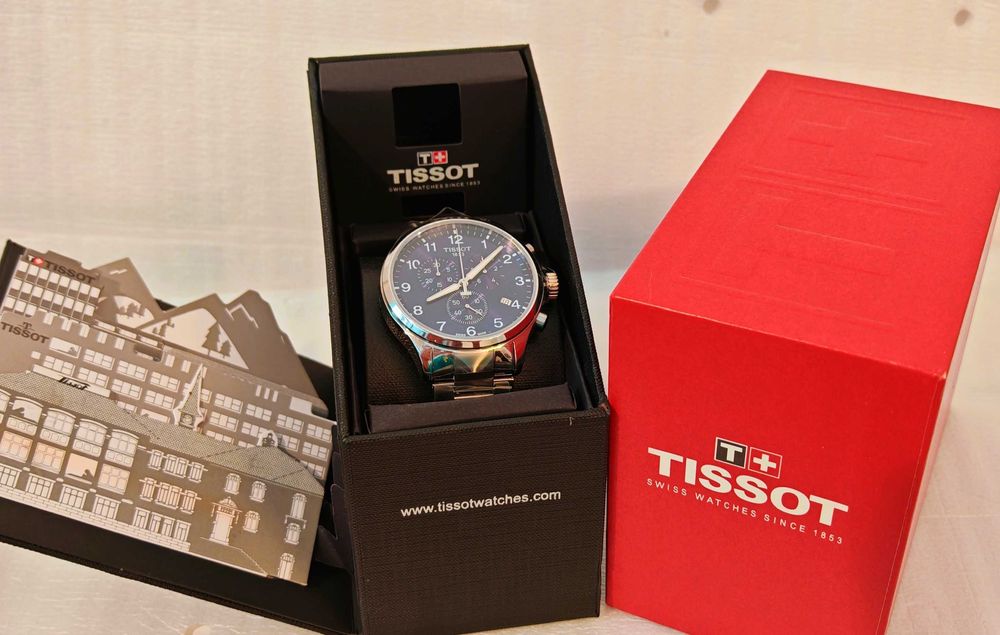 TISSOT CHRONO XL CLASSIC чисто нов часовник с кутия 100% оригинален