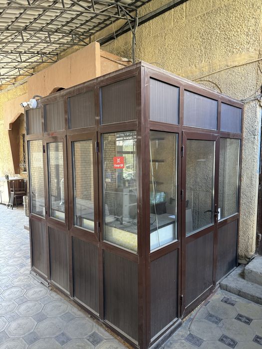 Продаю витражный бутик из алюминый профил в хорошом состоение