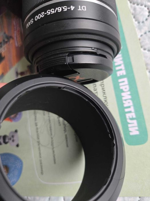 Sony A550 + kit 18-55 + 2 батерии + Lowepro Edit 140 чанта!