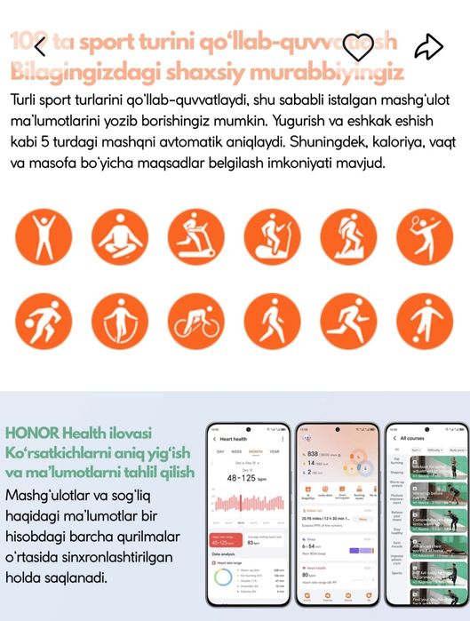 Smart soat HONOR CHOICE Watch 2i