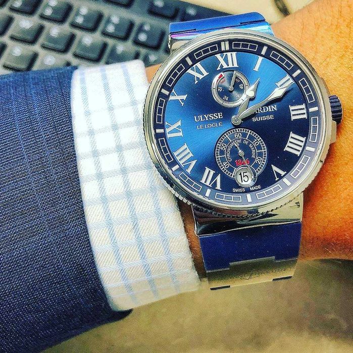 ulysse nardin lelocle синьо