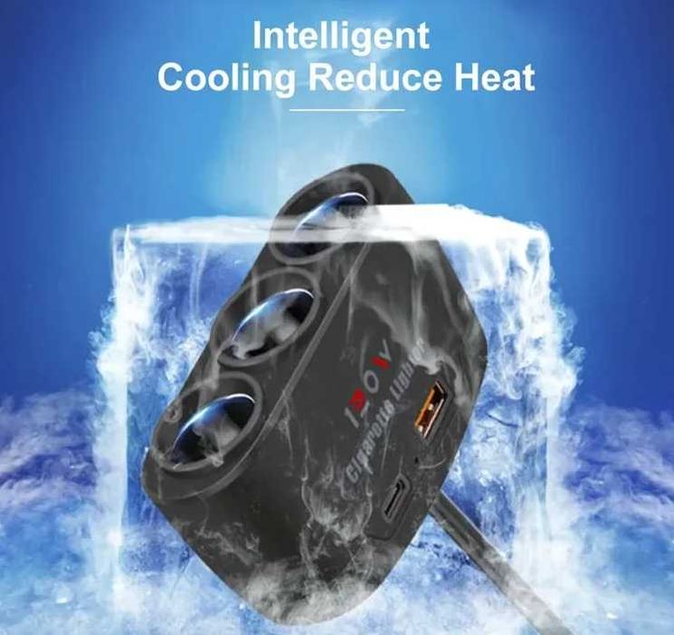 Сплитер за запалка за кола тир и др. 24V , 12 V