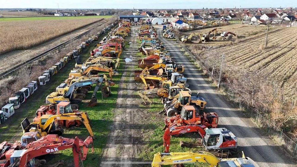 Motor buldoexcavator JCB , Fiat Hitachi