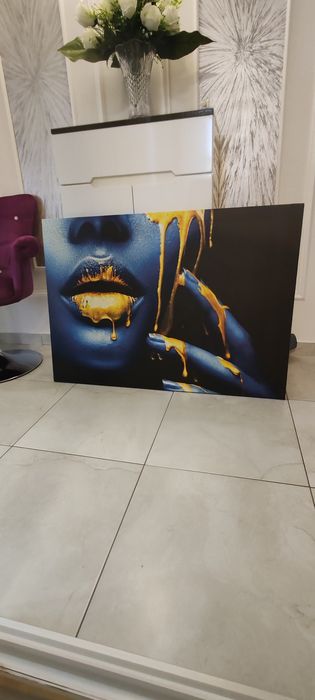 Tablou canvas Blue Pearl 100×70