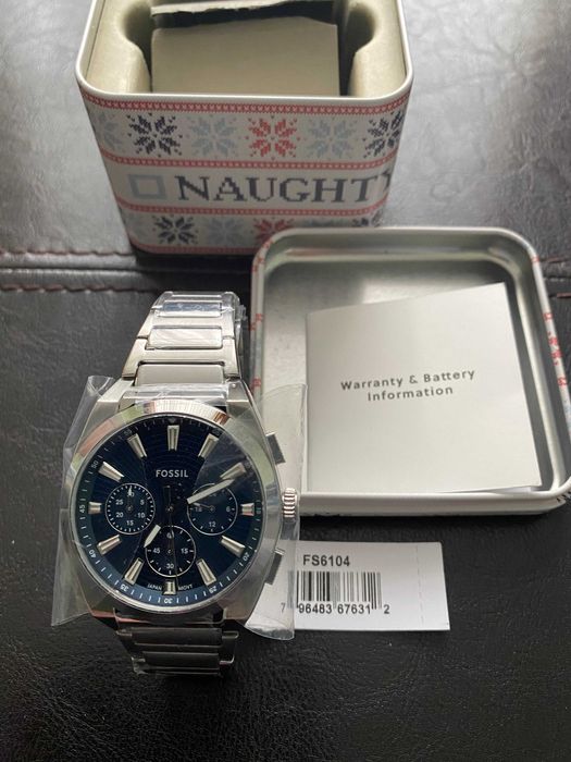 Vand ceas Nou, Original, barbatesc Fossil Everett FS6104