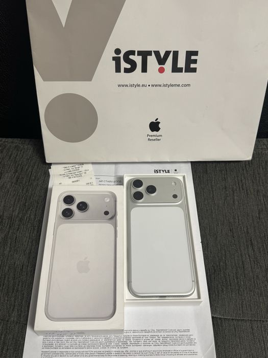 КАТО НОВ 512GB iPhone 17 Pro Max iStyle Гаранция 2027г. Silver