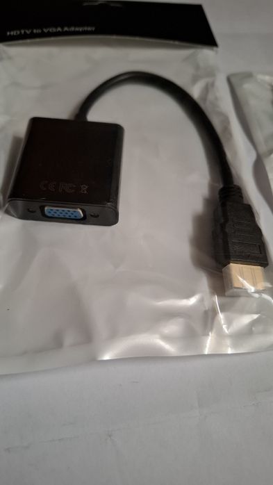 Переходник hdmi - vga, dp - hdmi.
