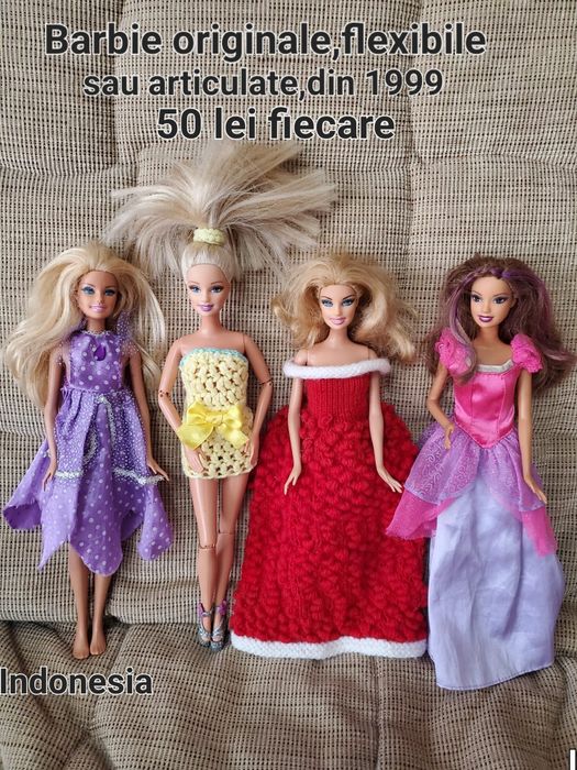 Păpuși barbie 22 articulații,full