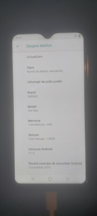 Telefon ieftin de vânzare 4 GB ram și 128 memorie interna