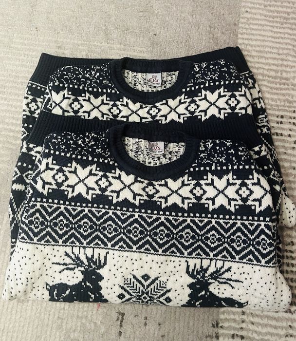 парные новогодние свитшоты