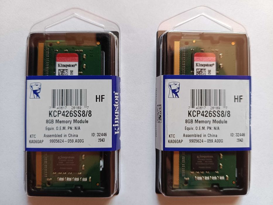 Memorie RAM SODIMM Kingston KCP426SS8/8 DDR4 8GB 2666MHz NOU / SIGILAT