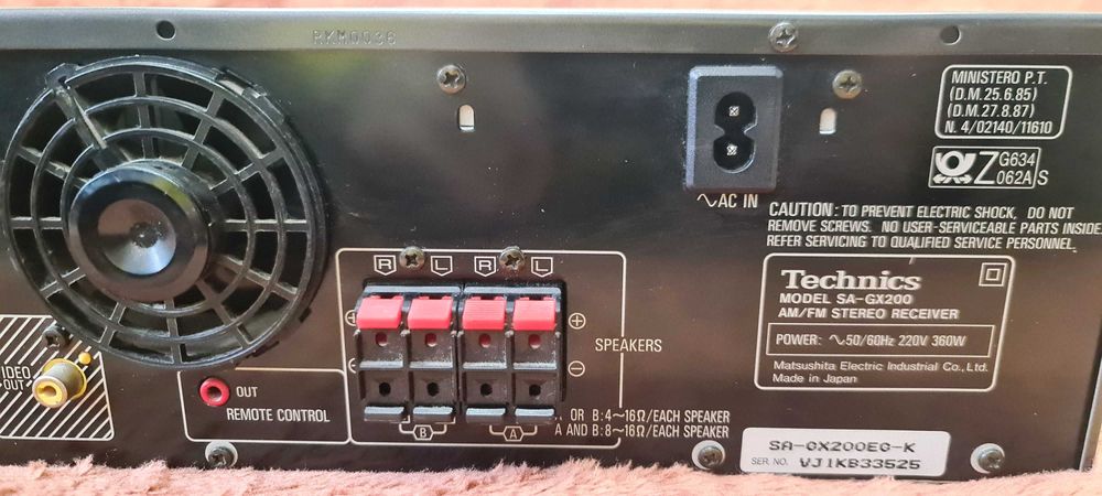 Technics SA-GX200 amplituner 2X60W pe 8 Ohm