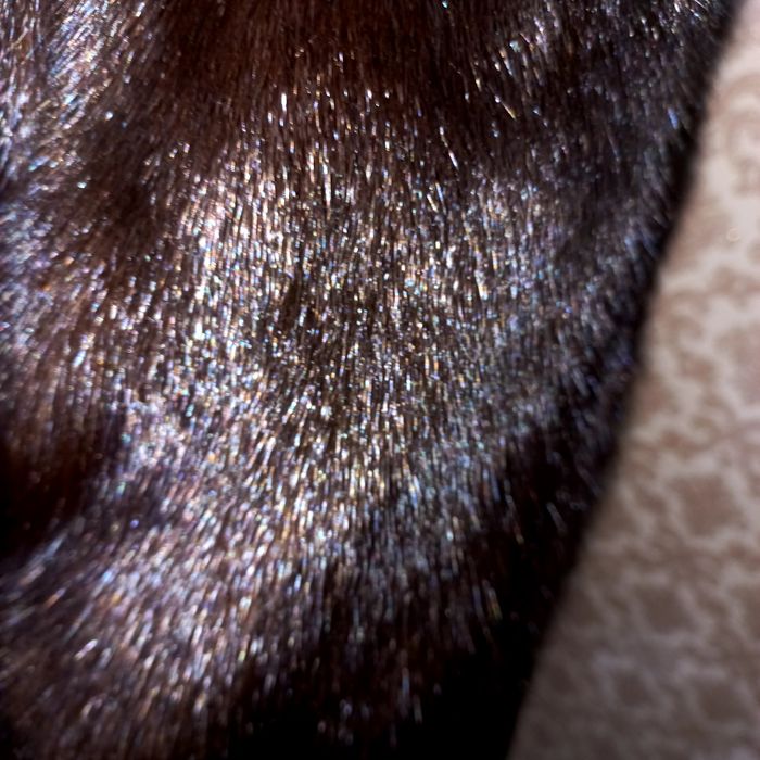 Шуба норковая с капюшоном