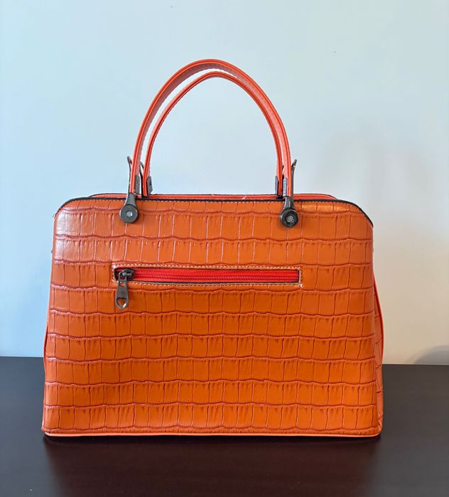 Елегантна Дамска чанта - оранж