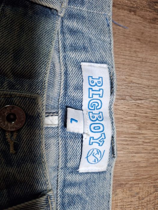 Джинсы серо-голубые Big Boy