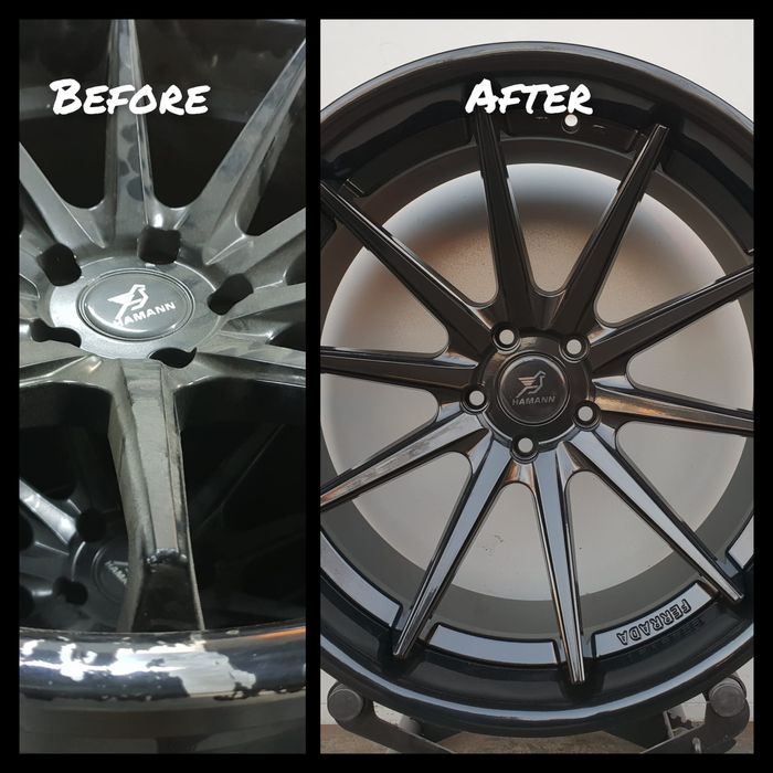 Reconditionare Jante/Etriere Vopsire Electrostatica Diamond Cut Sablat