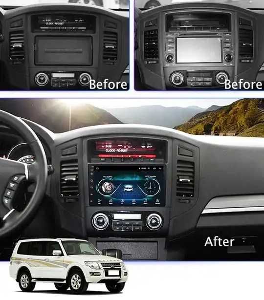 Мултимедия за Mitsubishi Pajero Двоен дин Навигация Android плеър 2DIN