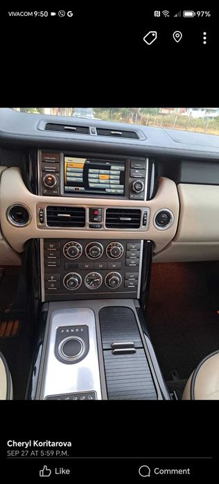 Land Rover Range Rover 2012 г. Diesel – Поддържан, Луксозно оборудване Продавам Land Rover Range Rover, дизел, 2012 ,