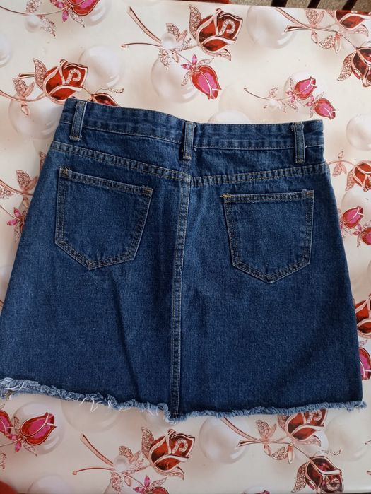 Юбка джинсовая на девушку