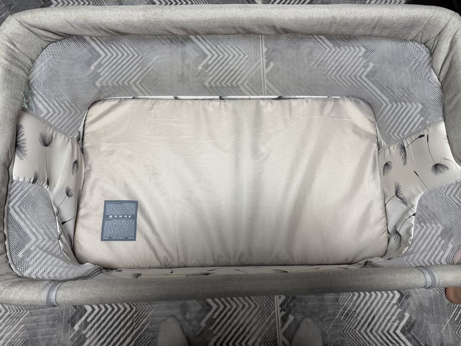 Patut co-sleeper, Lionelo, Aurora, 3 in 1, Gri