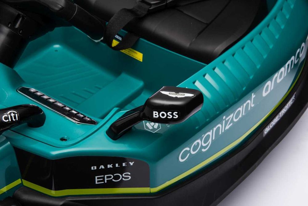 Лицензиран Акумулаторен Детски Булид F1 Aston Martin Cognizant Aramco