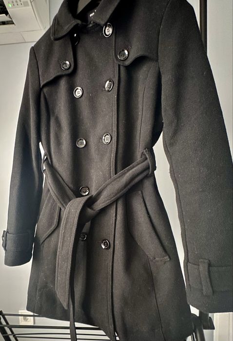 Палто черно без забележки