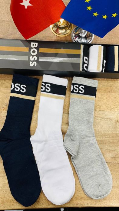 Мъжки и дамси маркови чорапи, 6 броя в комплект