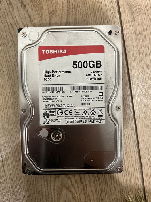 HDD накопители 1тб и 500гб