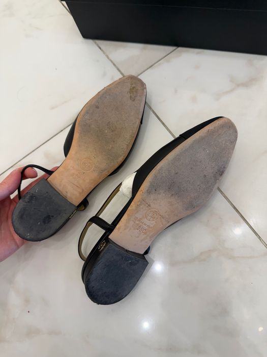 Chanel балетки/босоножки 35-35,5