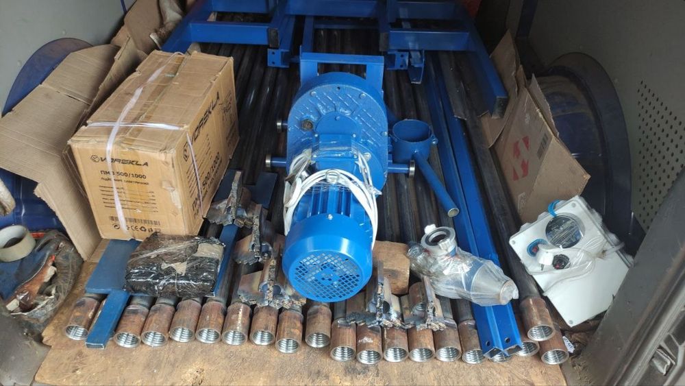 Сондажна машина комплект с  лостове