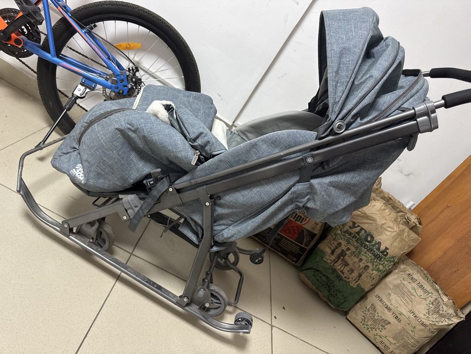 Санка-коляска ника