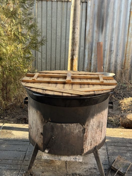 Казан ошак  газ баллон