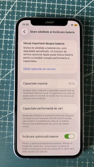 Iphone 12 Mini Mov 64GB in stare perfecta