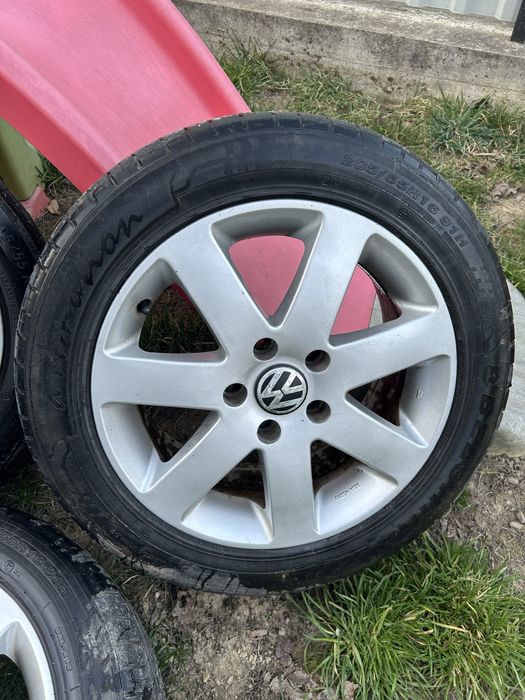 Vând set 4 jante aliaj originale Volkswagen