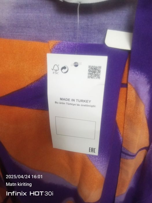 Turkiyadan olib kelingan