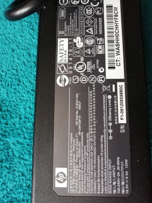 Încărcător HP PP0116C nou