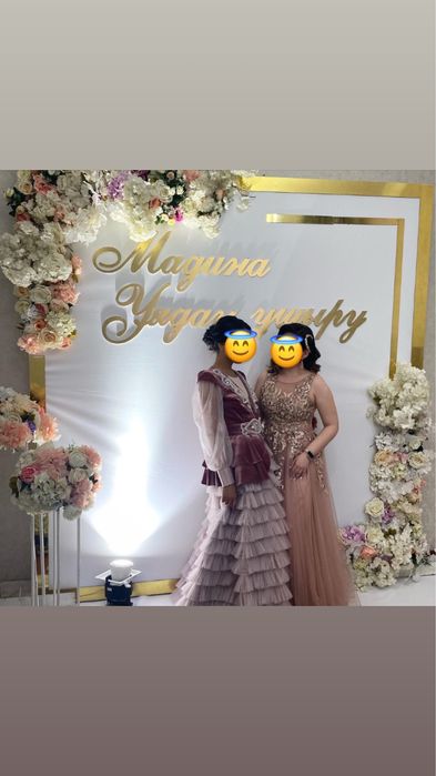 Продам платье в дымчато розовом цвете