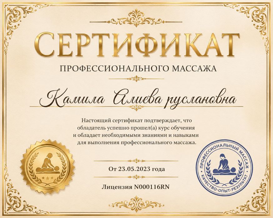 Массаж лечебно оздоровительный