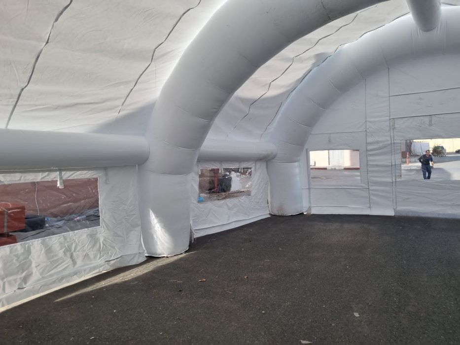 Надуваема шатра барут под наем