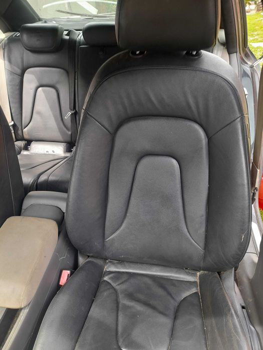 Scaune din piele + banchetă Audi A4 B8 – interior complet