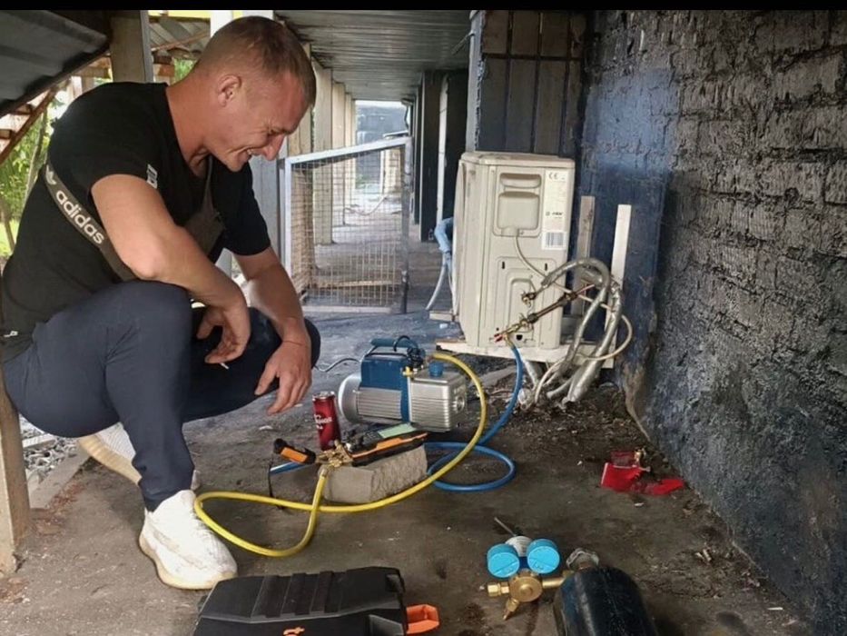 Ремонт. Чистка кондиционеров. Заправка кондиционера