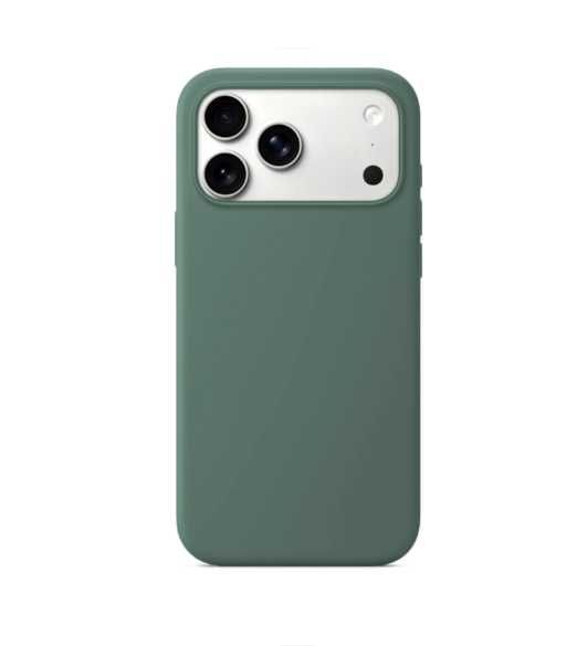 Husa iPhone 18 Pro  Interior Alcantara Premium Verde