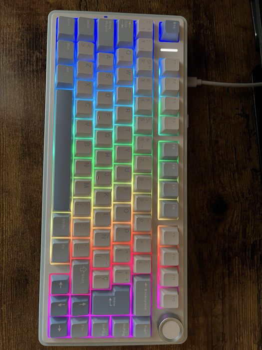 EPOMAKER AULA F75 75% клавиатура QWERTY Hot-Swap Gasket-Mounted Wired/Bluetooth/2.4GHz Wireless Mechanical Gaming Keyboard RGB Backlight