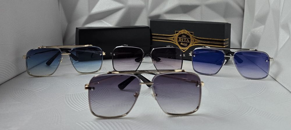 Мъжки слънчеви очила dita mach six 4 цвята черни кафяви прозрачни сини
