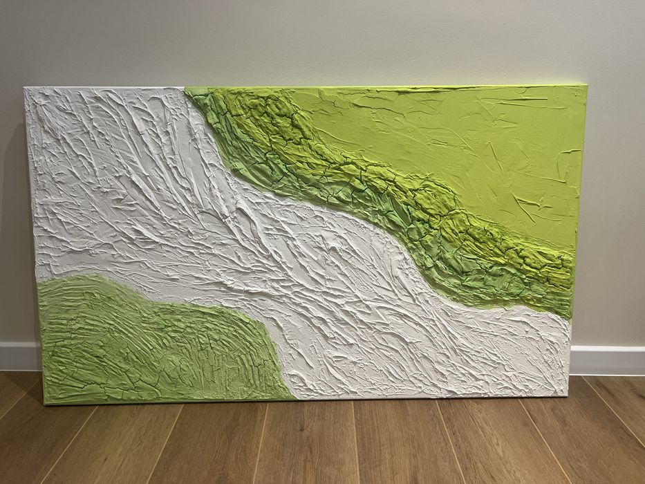 3D релефна картина 120x70 , уникална картина в модернистичен стил