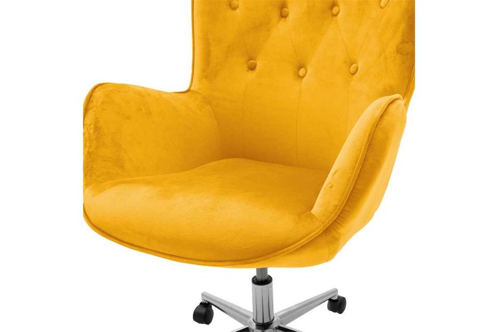 Офис стол Puzzle-home Kido, 3 цвята, Кадифе, 64х72х100см, ПРОМО!